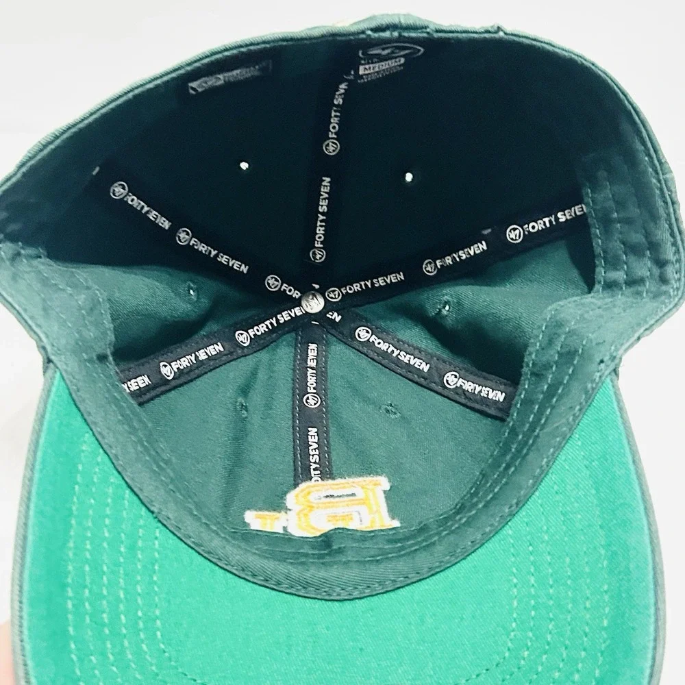 '47 Brand Baylor Bears‎ Logo Franchise Fitted Hat Cap Medium Green NCAA College